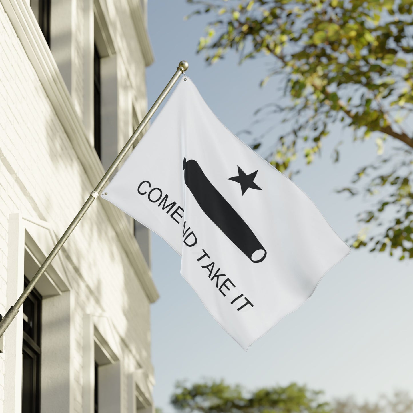 Texas Come and Take It Double-Sided Flag Banner for Home, Garden, or Event Decor, Patriotic Display, Outdoor Decoration, Freedom