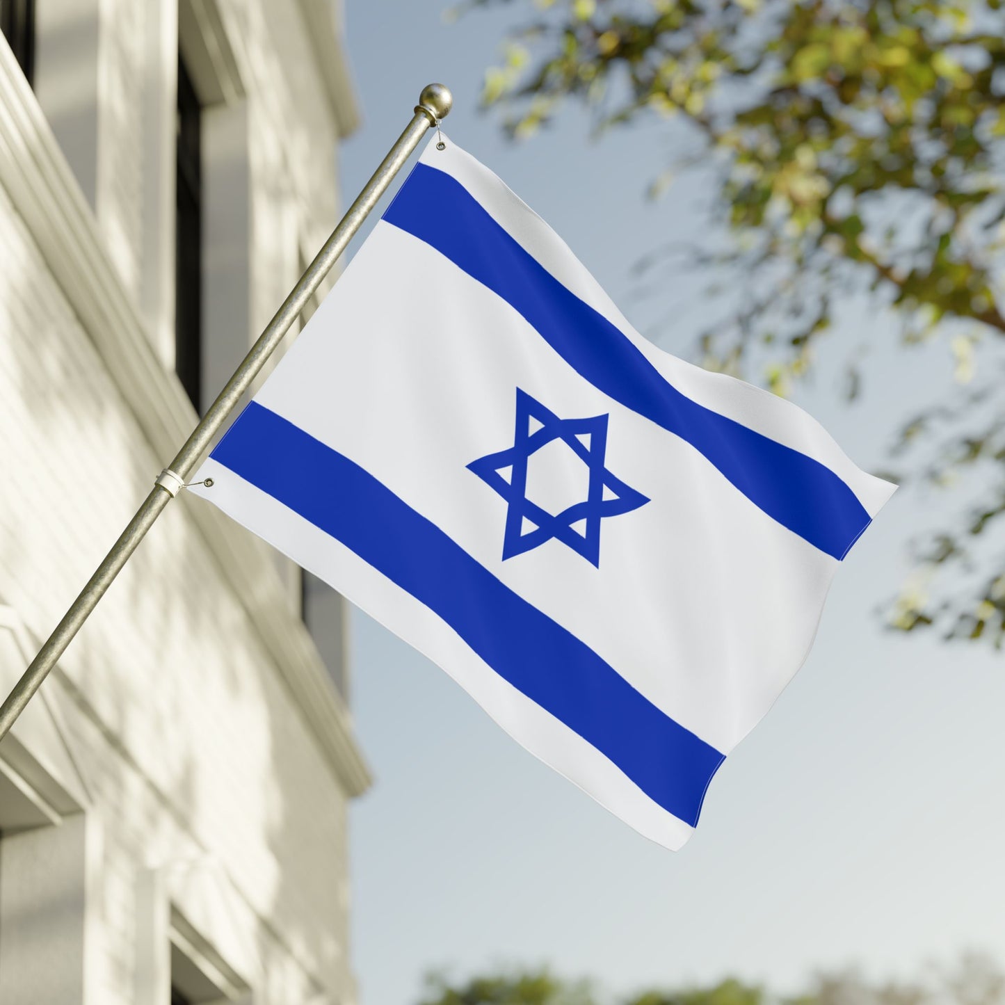 Israel Double Sided Flag, Decorative Outdoor Banner, Israel Pride Flag, Patriotic Garden Flag, Holiday Decoration, Home Décor, Festival Flag