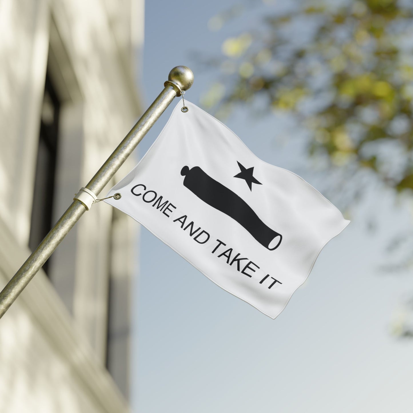 Texas Come and Take It Double-Sided Flag Banner for Home, Garden, or Event Decor, Patriotic Display, Outdoor Decoration, Freedom