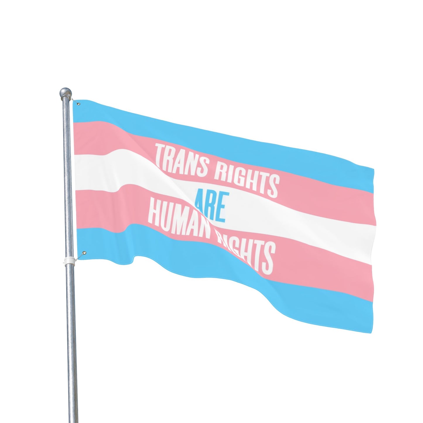 Trans Rights Double Sided Pride Flag, LGBTQ+ Decor, Outdoor Flag, Home & Garden, Supporting Equality