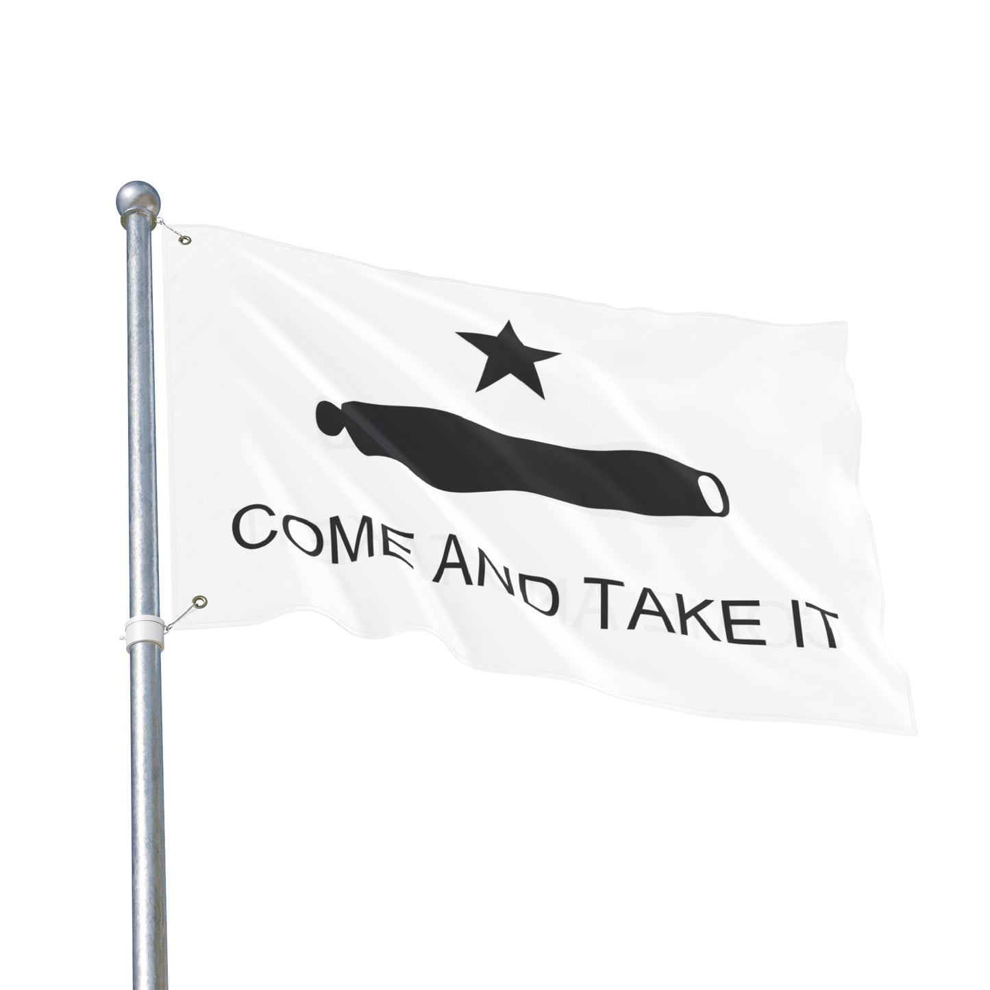Texas Come and Take It Double-Sided Flag Banner for Home, Garden, or Event Decor, Patriotic Display, Outdoor Decoration, Freedom