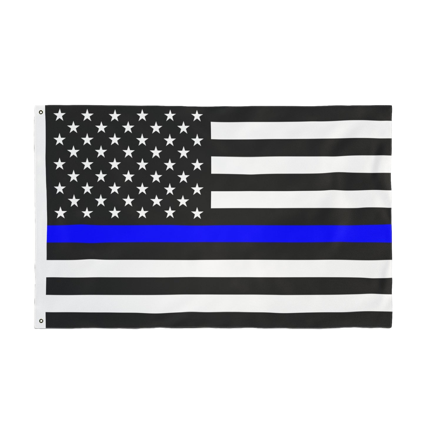 Thin Blue Line Double Sided Flag, Support Law Enforcement Banner, Memorial Flag, Patriotic Home Decor, Police Appreciation Gift