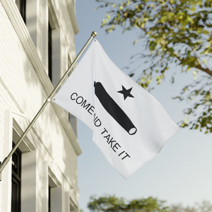Texas Come and Take It Double-Sided Flag  Banner for Home, Garden, or Event Decor, Patriotic Display, Outdoor Decoration, Freedom