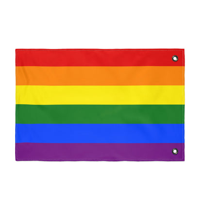 Rainbow Pride Double Sided Flag for Decorations, LGBTQ+ Events, Home Decor, Outdoor Celebrations, Festivities