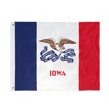 Iowa Double Sided Flag - Patriotic Decor for Home, Unique Gift for Iowa Lovers, Events, Celebrations, or Outdoor Use