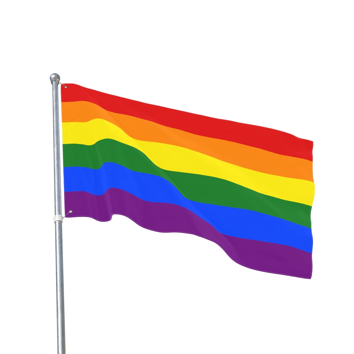 Rainbow Pride Double Sided Flag for Decorations, LGBTQ+ Events, Home Decor, Outdoor Celebrations, Festivities
