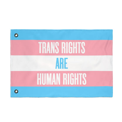 Trans Rights Double Sided Pride Flag, LGBTQ+ Decor, Outdoor Flag, Home & Garden, Supporting Equality