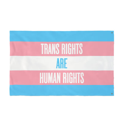 Trans Rights Double Sided Pride Flag, LGBTQ+ Decor, Outdoor Flag, Home & Garden, Supporting Equality