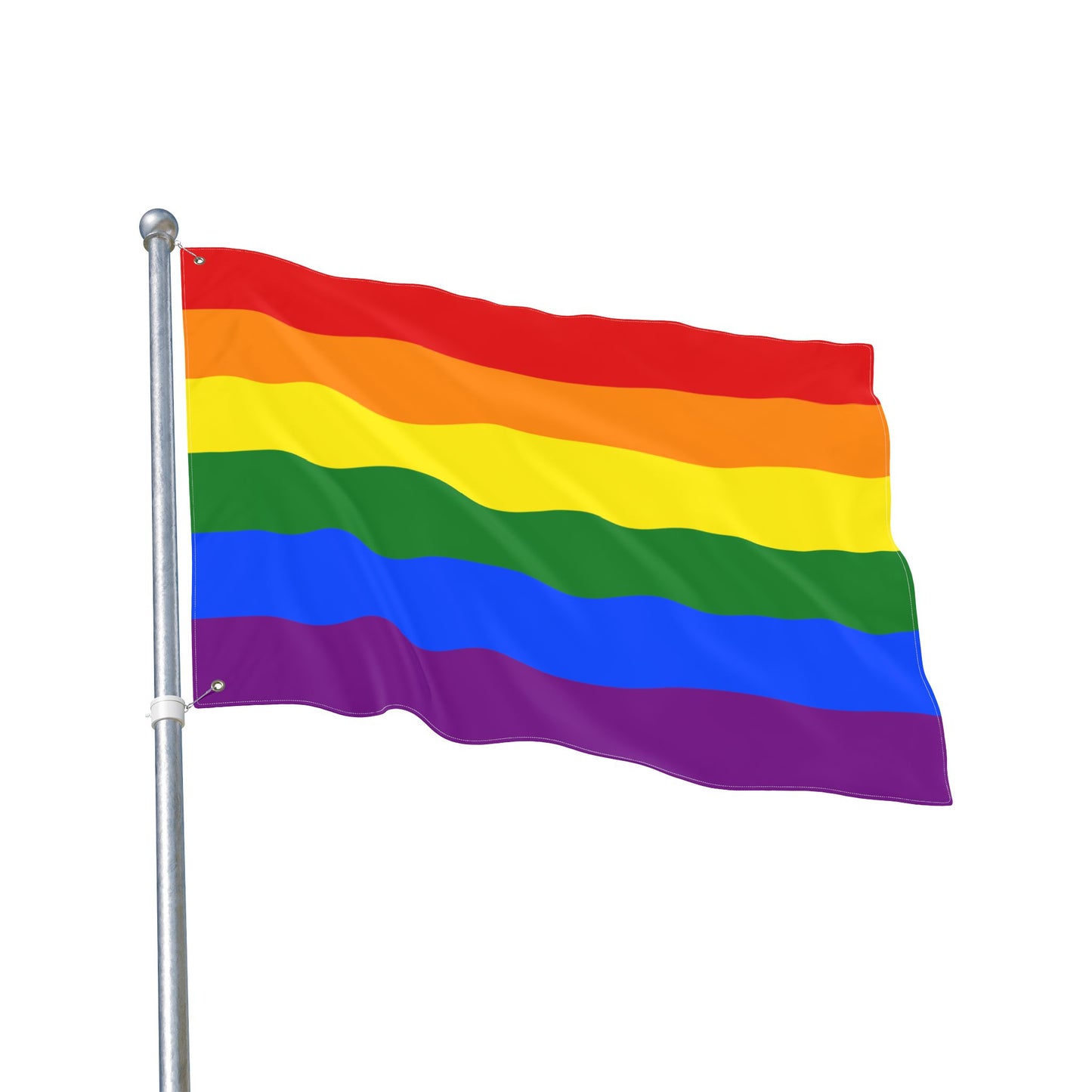 Rainbow Pride Double Sided Flag for Decorations, LGBTQ+ Events, Home Decor, Outdoor Celebrations, Festivities