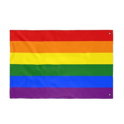 Rainbow Pride Double Sided Flag for Decorations, LGBTQ+ Events, Home Decor, Outdoor Celebrations, Festivities