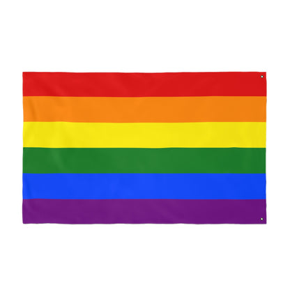 Rainbow Pride Double Sided Flag for Decorations, LGBTQ+ Events, Home Decor, Outdoor Celebrations, Festivities