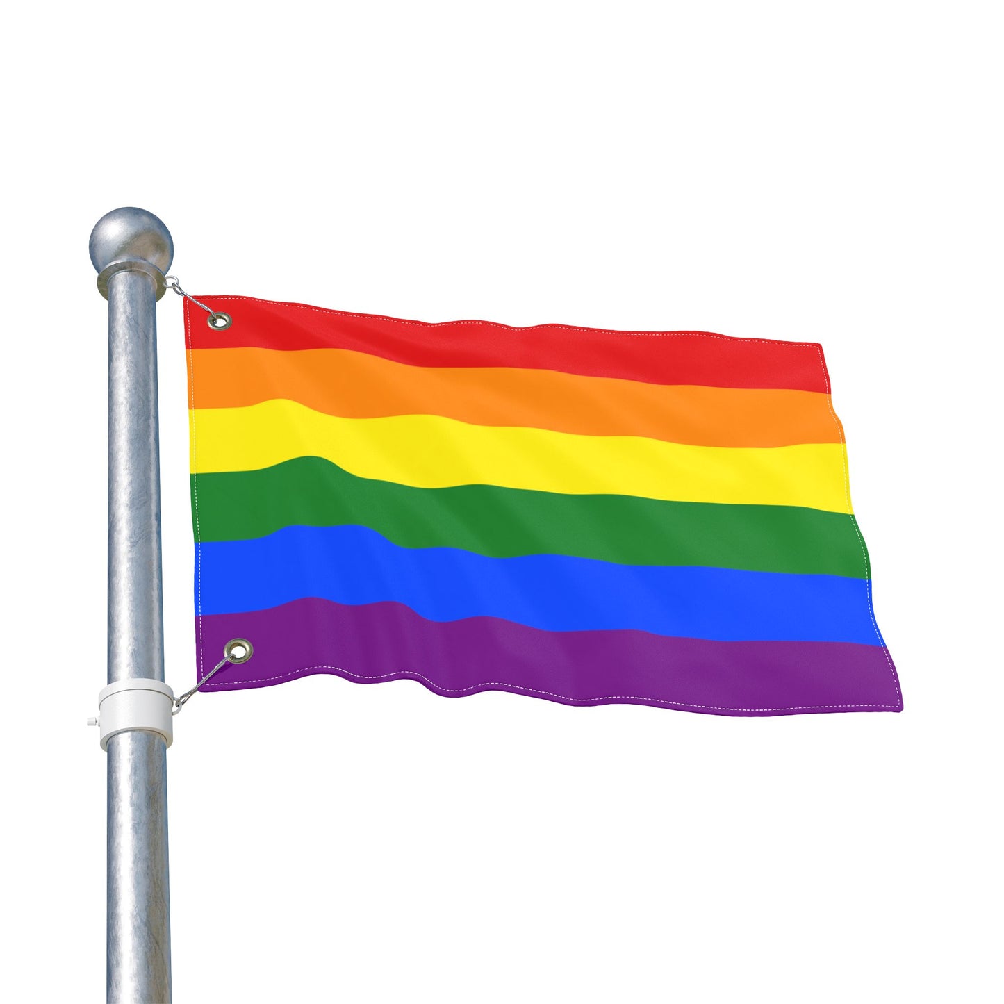 Rainbow Pride Double Sided Flag for Decorations, LGBTQ+ Events, Home Decor, Outdoor Celebrations, Festivities