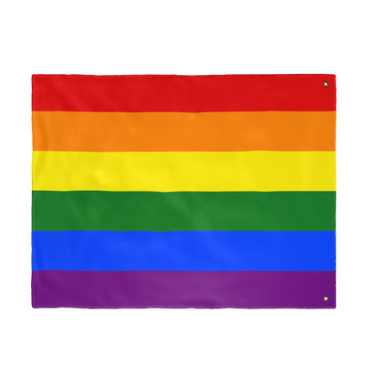 Rainbow Pride Double Sided Flag for Decorations, LGBTQ+ Events, Home Decor, Outdoor Celebrations, Festivities