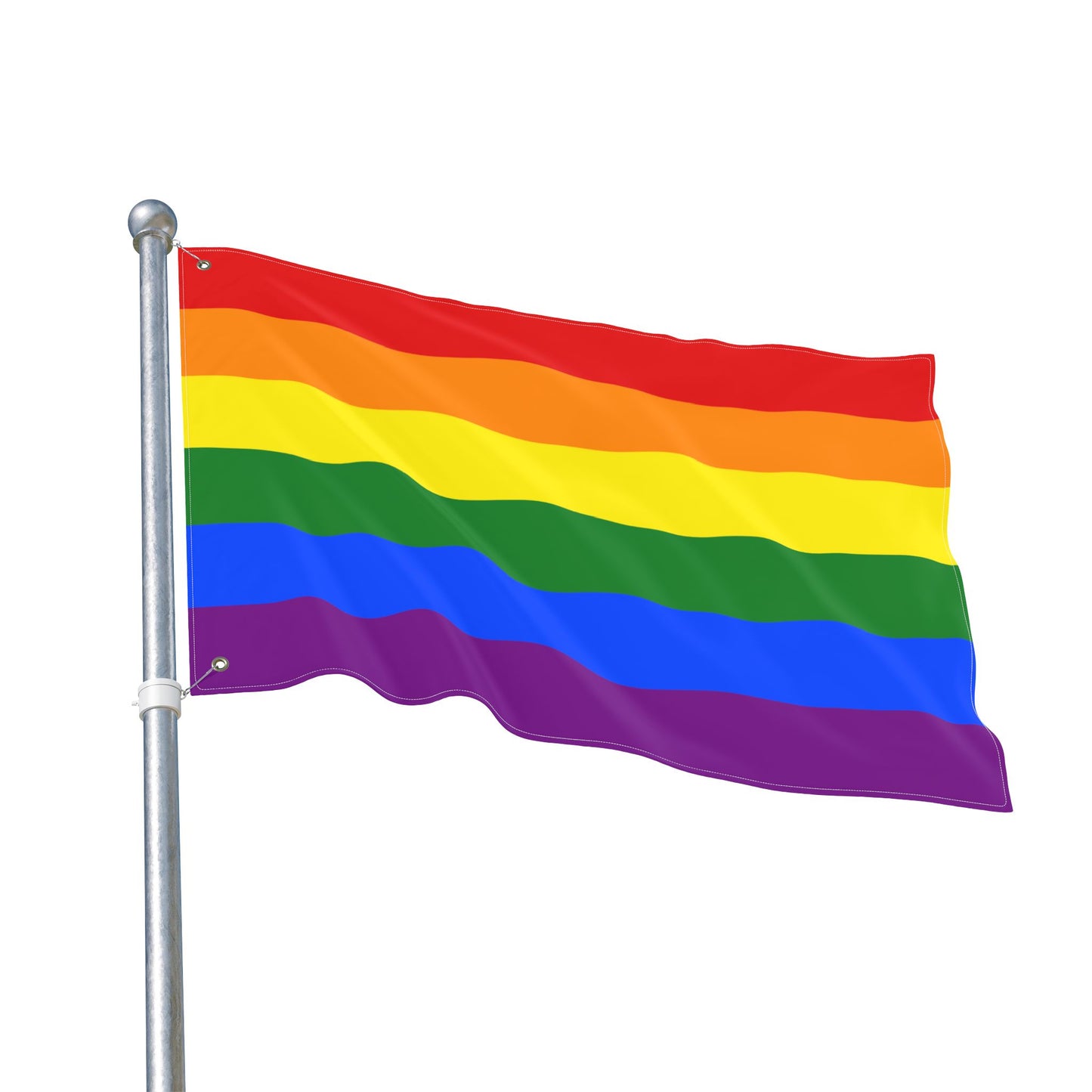 Rainbow Pride Double Sided Flag for Decorations, LGBTQ+ Events, Home Decor, Outdoor Celebrations, Festivities