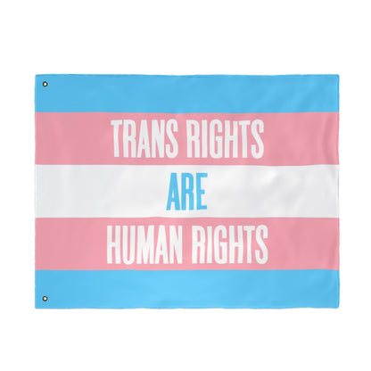 Trans Rights Double Sided Pride Flag, LGBTQ+ Decor, Outdoor Flag, Home & Garden, Supporting Equality